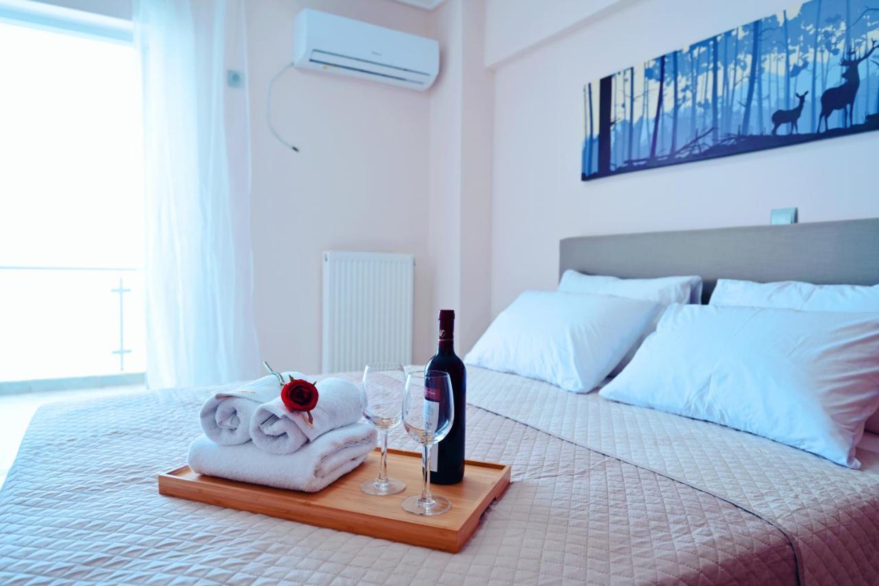 New Times Seafront Hotel Apartments Melissi 멜리션 외부 사진