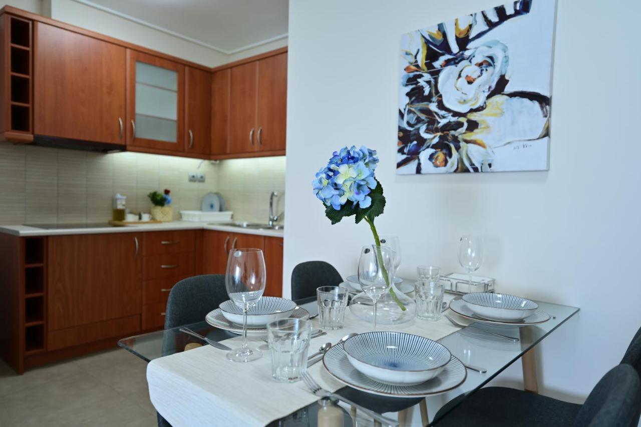 New Times Seafront Hotel Apartments Melissi 멜리션 외부 사진